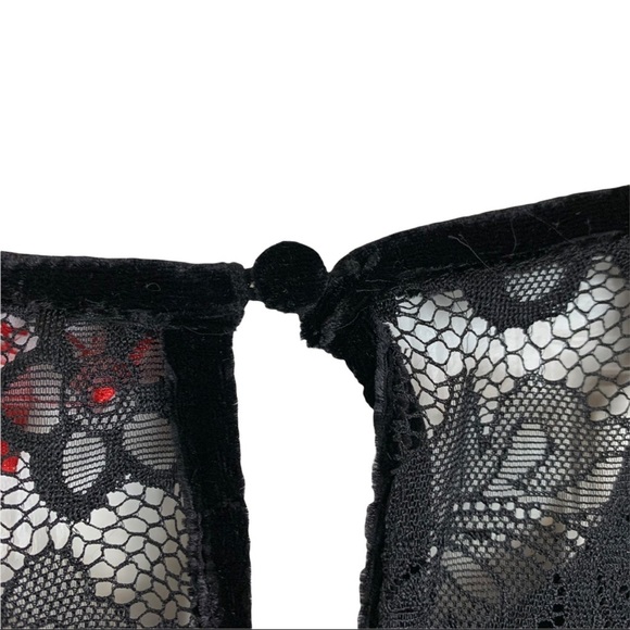 Rene Derhy Silk Velvet Emroidered Top M - Picture 8 of 8